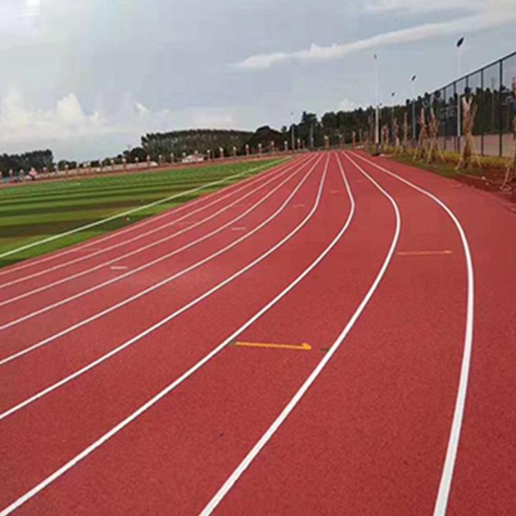 塑胶跑道厂家直供 混合型塑胶跑道价格