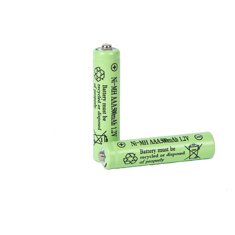 镍氢7号充电电池NI-MH AAA500mAh 1.2V太阳能灯电池  话筒  充电电池
