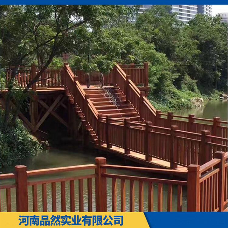 环保防腐木栈道 郑州防腐木栈道定做 款式多样 支持定制
