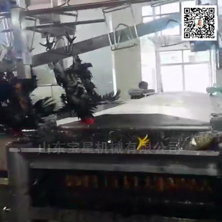 全自动鸡鸭鹅混杀流水线  山东宝星定制 整套鸡鸭屠宰机器