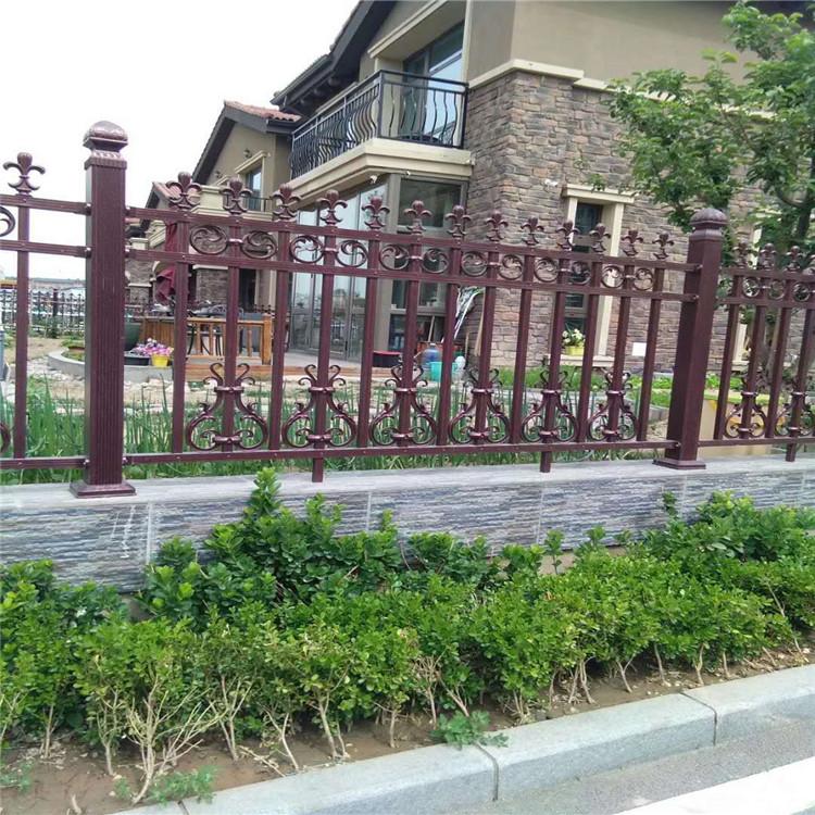 厂家定制铝艺护栏 小区庭院铝合金护栏 欧式别墅花园围墙铝艺护栏