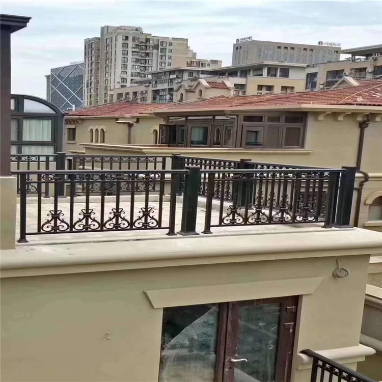铝艺护栏 别墅围栏 庭院门铝合金栅栏 阳台铸铝防护栏 花园铝栅栏定制