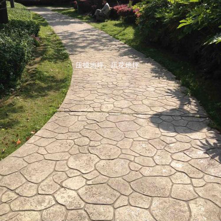 安徽艺术透水地坪厂家 安徽艺术透水地坪施工 彩色压模混凝土厂家 日晨