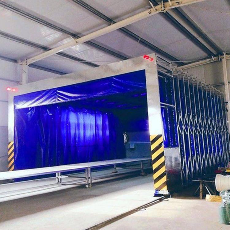 移动伸缩房 喷烤漆 专用移动伸缩蓬  高温烤漆房成套设备