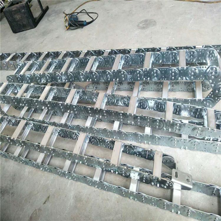吉航在线报价钢制拖链 金属钢制拖链 机床桥式钢铝拖链 实体工厂价格