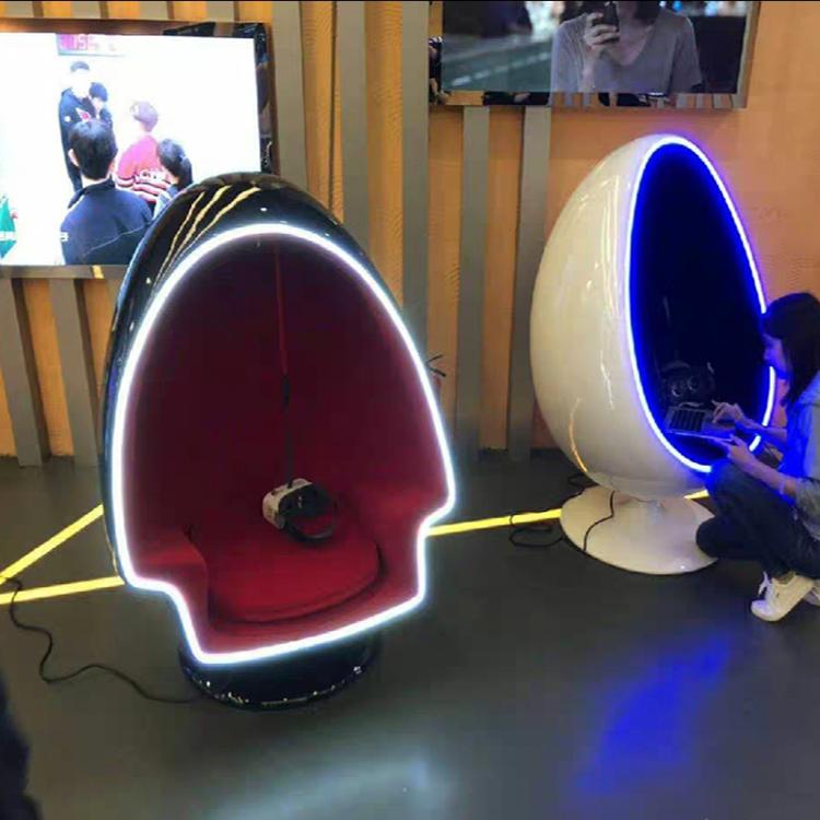 VR单人蛋椅vr体验馆游戏vr商场景区游戏平台大型虚拟实景设备vr9d蛋椅乐阳厂家