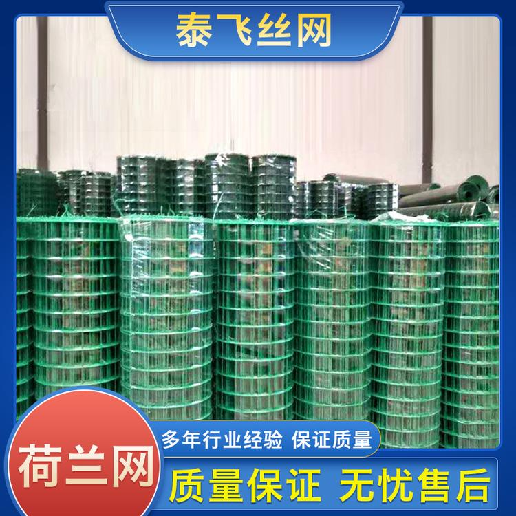 泰飞丝网 荷兰网 厂家供应 养殖圈地围护用浸塑铁丝荷兰网