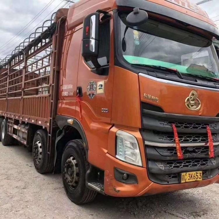 二手货车 乘龙H7高栏精品车况 前四后八高栏急转
