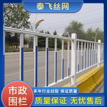 泰飞丝网  市政护栏 蓝白市政道路护栏马路隔离栏围栏厂家直销
