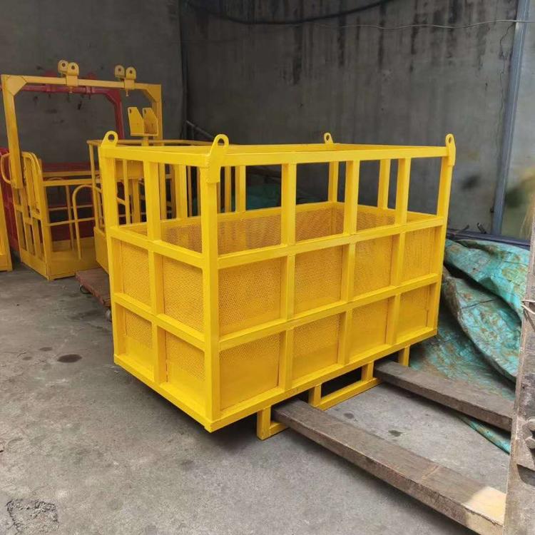 小型吊车农用带吊篮 吊车免拆小勾吊篮吊 车起重机使用吊篮吊人