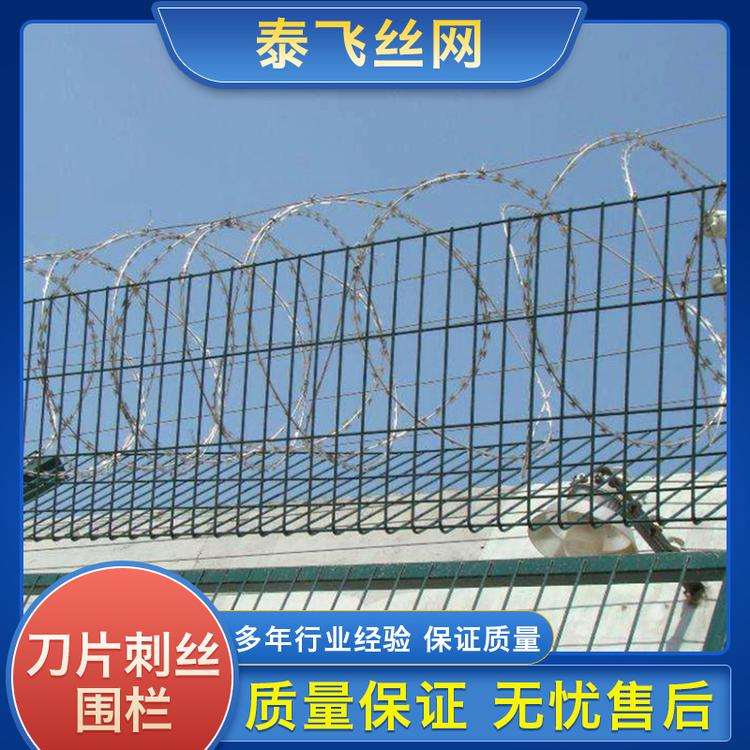 泰飞丝网 刀片刺丝围栏  带刀片刺绳围网护栏