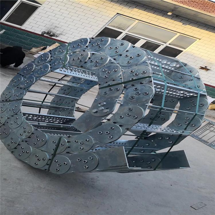 河北吉航厂家生产 钢制拖链 数控机床钢铝拖链 加工中心全封闭拖链 价格实惠