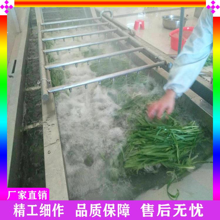 全自动净菜加工生产线 莴苣豆角清洗机 蔬菜清洗风干线 根茎类鲜姜山药清洗机