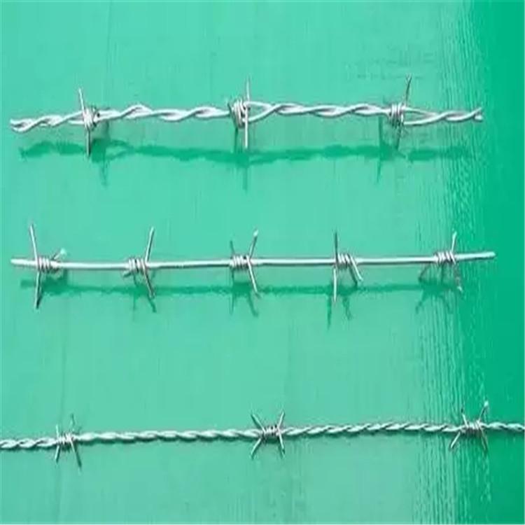 厂家供应 防攀爬包塑正反拧刺绳 可定制飞腾刺绳
