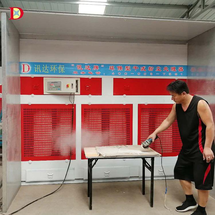 讯达生产干式打磨柜 脉冲打磨吸尘柜 立式除尘打磨柜设计新颖
