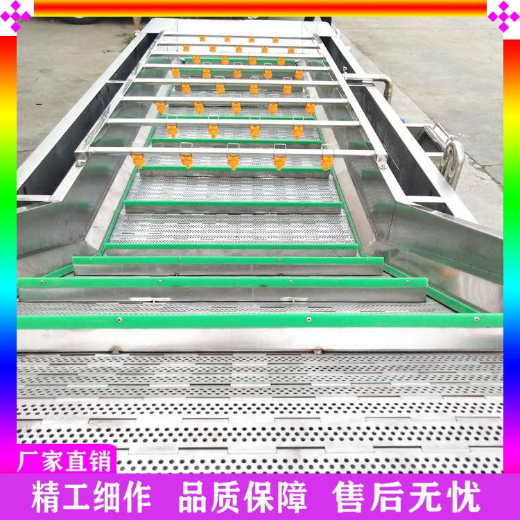 全自动气泡洗菜机 黄桃杨梅清洗机 果蔬深加工清洗设备 臭氧果蔬消毒机厂家