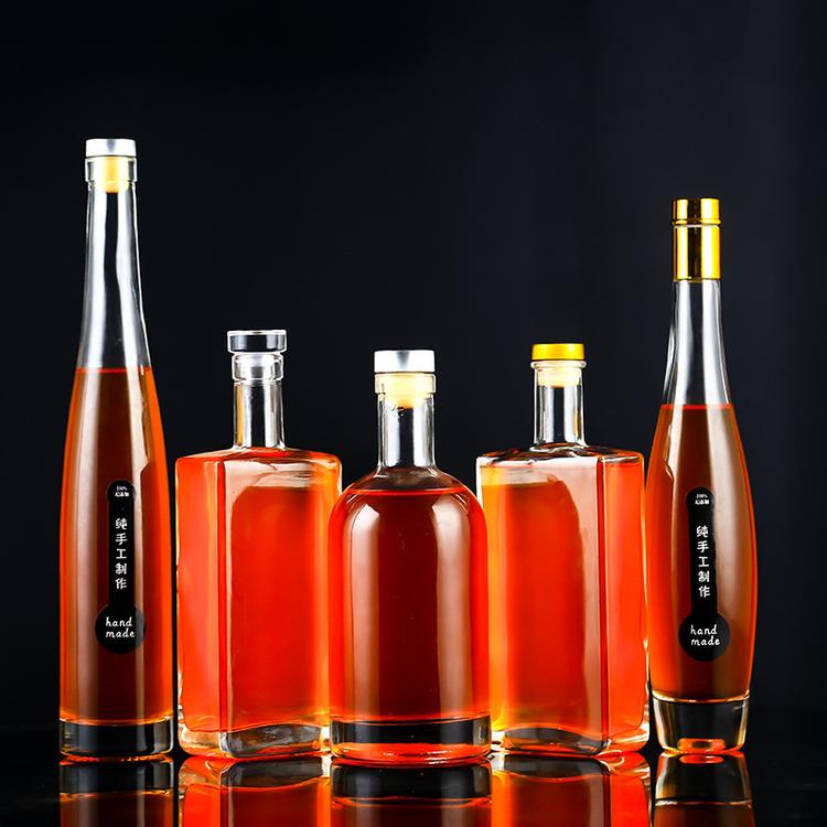 白酒瓶定制 500ML晶白料酒瓶 富兴酒类包装