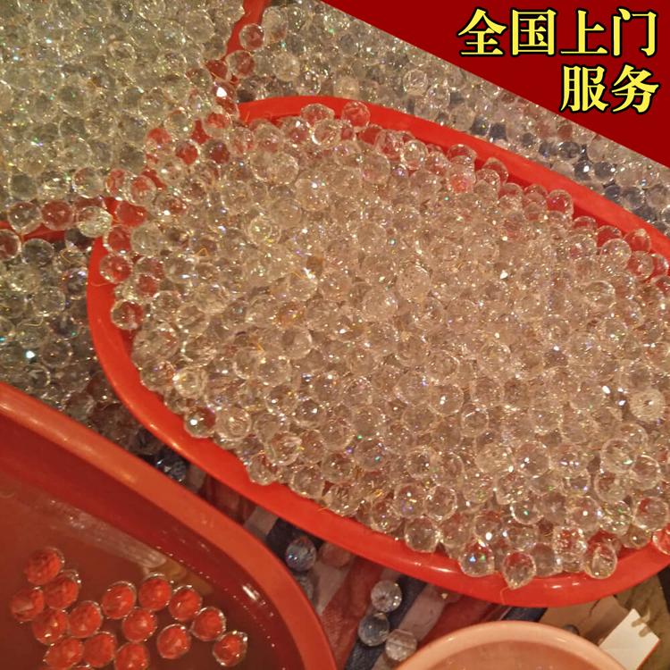 江北区上门清洗水晶灯休闲会所宴会厅大型水晶灯灯具装饰        安装定制水晶灯吊灯吸顶灯