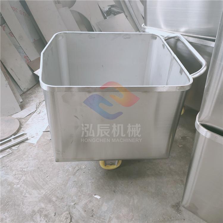 热销带轮小料车料斗车 肉制品周转车 304材质小料车 泓辰机械