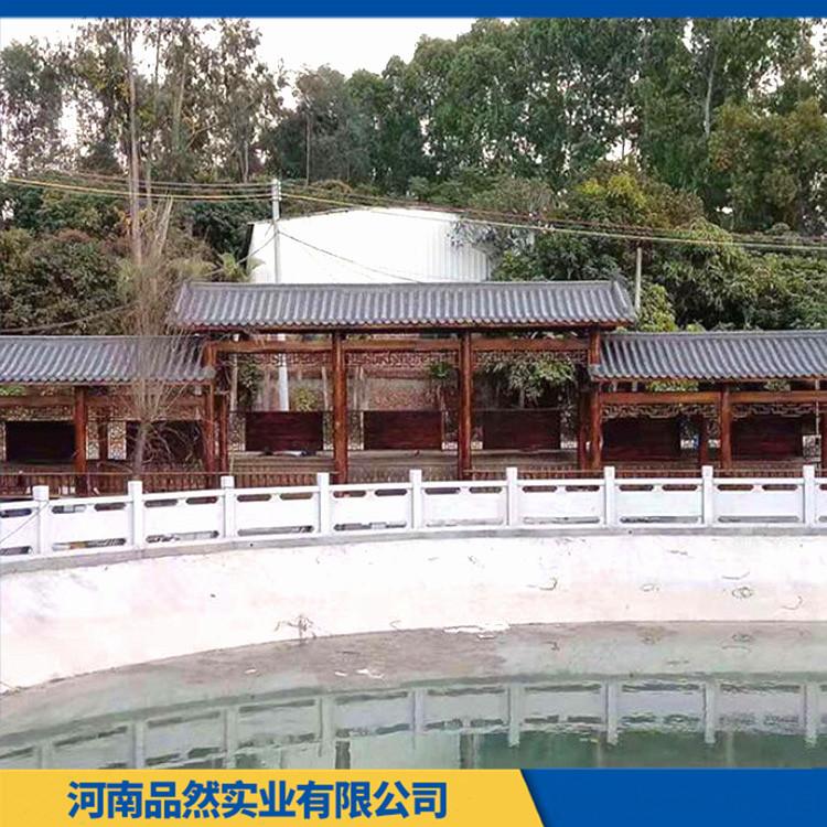 园林景观防腐木木长廊 公园防腐木木长廊定做 物美价廉 不易变形