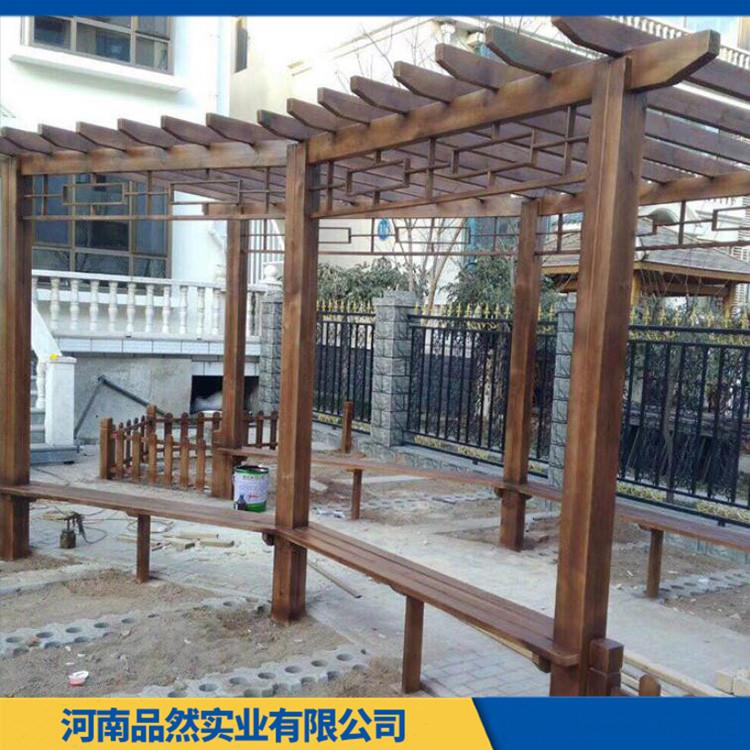 供应庭院葡萄走廊架 大型防腐木木凉亭工程 郑州品然 欢迎咨询
