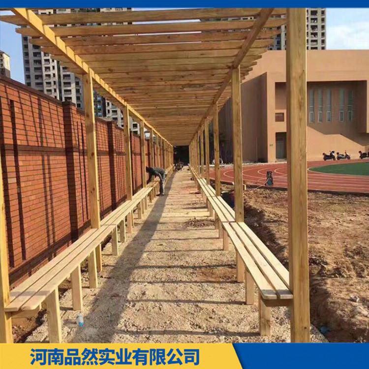 古建筑防腐木木走廊 大型防腐木木凉亭工程 款式多样 支持定做
