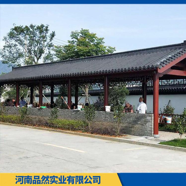 景观防腐木木长廊价格 园林防腐木木长廊工程 郑州品然 欢迎咨询