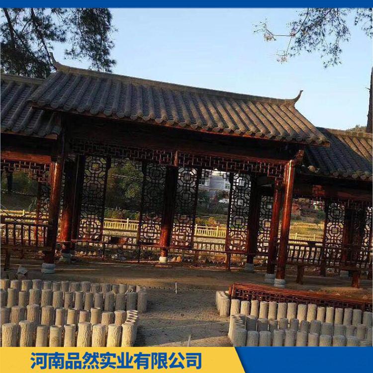 景观防腐木木长廊价格 休闲防腐木木长廊厂家 款式多样 支持定做
