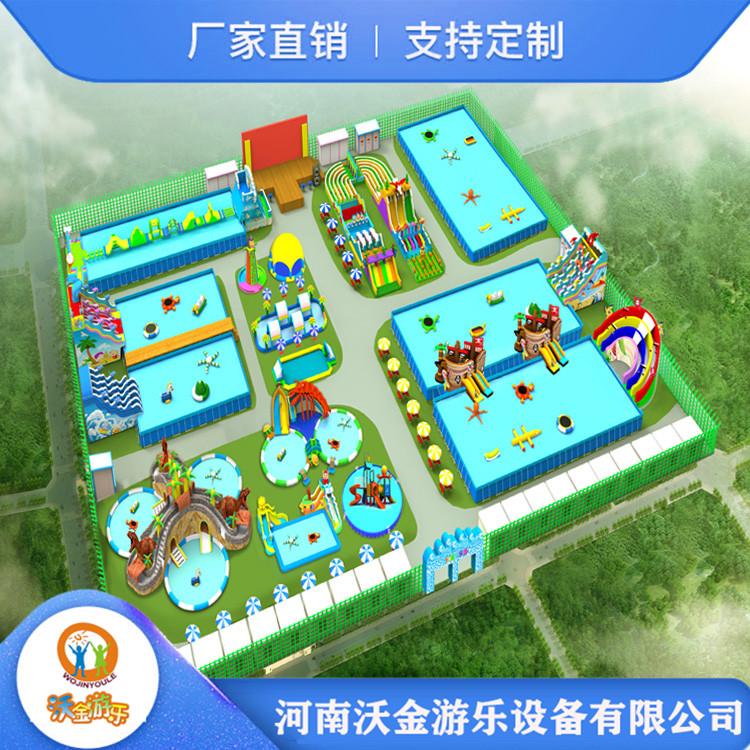 充气水滑梯定制 室外充气水滑梯 造型独特 物美价廉