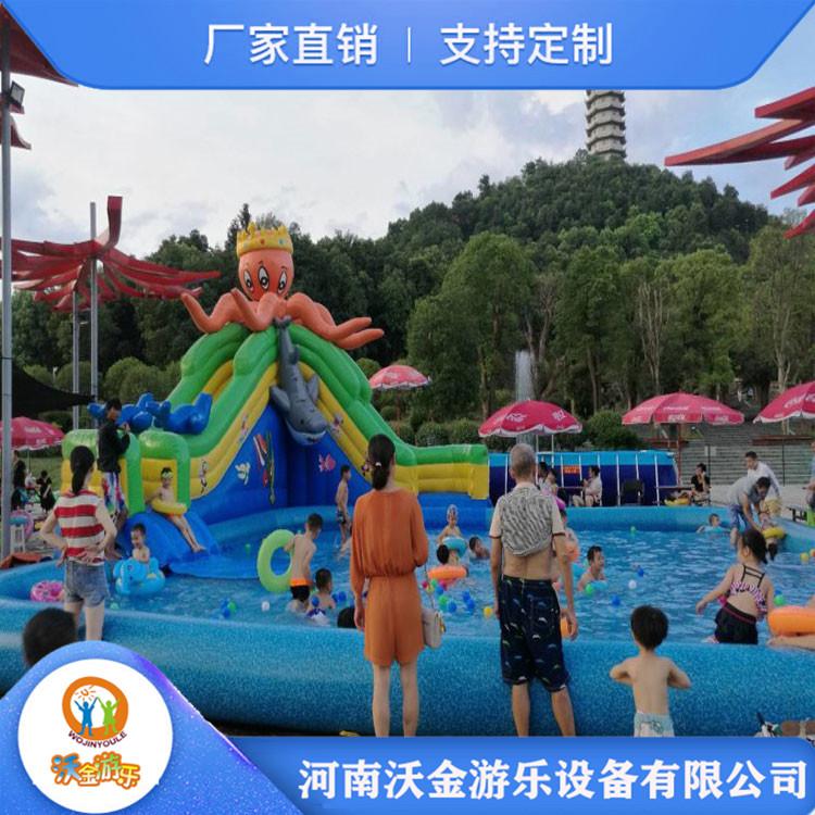 PVC充气水滑梯 室外充气水滑梯 现货销售 品质保障