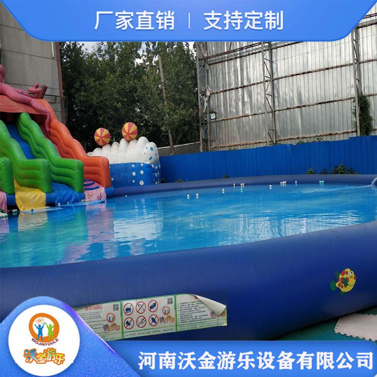 沃金充气水滑梯 移动乐园充气水滑梯 环保材质 安全无毒
