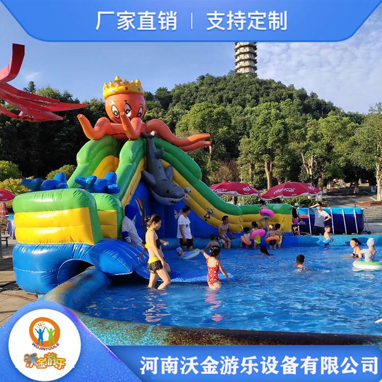 厂家直销充气水滑梯 充气城堡水滑梯 环保材质 安全无毒