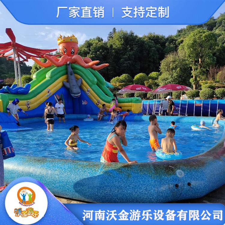 大型充气水滑梯 充气水滑梯价格 环保材质 安全无毒