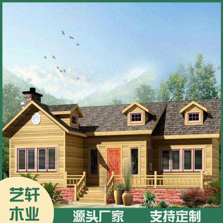 碳化防腐木木屋 防腐木木屋设计 外形美观 品质保障