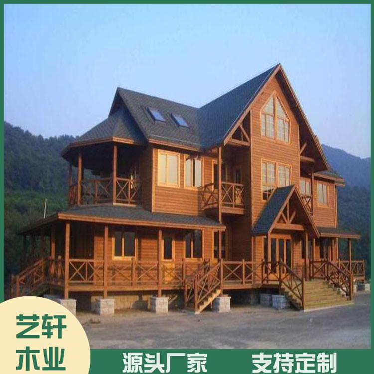 室外防腐木木屋 防腐木木屋设计 外形美观 品质保障