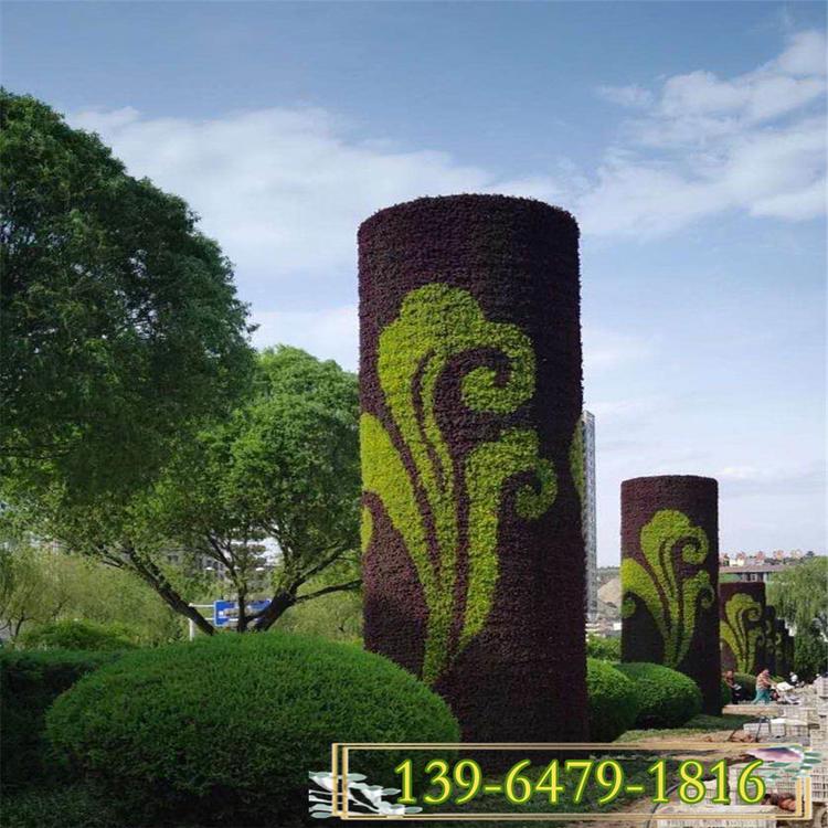 景观花球花柱价格 立体花盆铁艺景观生产厂家