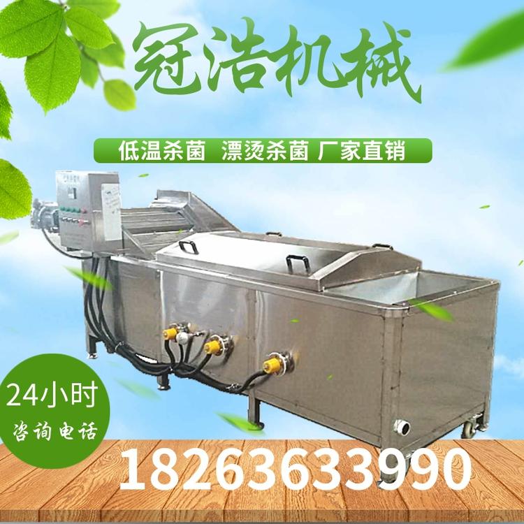 连续蒸汽漂烫杀青机山野菜包子馅汤菜机中央厨房加工蒲公英蒸烫机