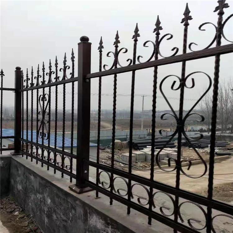 铁艺护栏 家庭住宅铁艺围墙防护栏杆 小区别墅用铁艺护栏