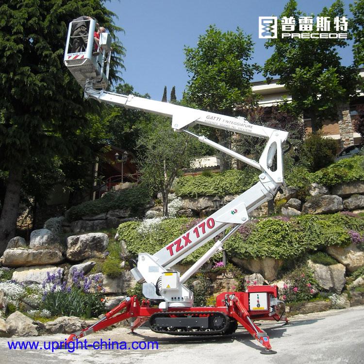 意大利帕拉沙尼TZX170/C 17米纯铝合金臂蜘蛛车租赁，销售