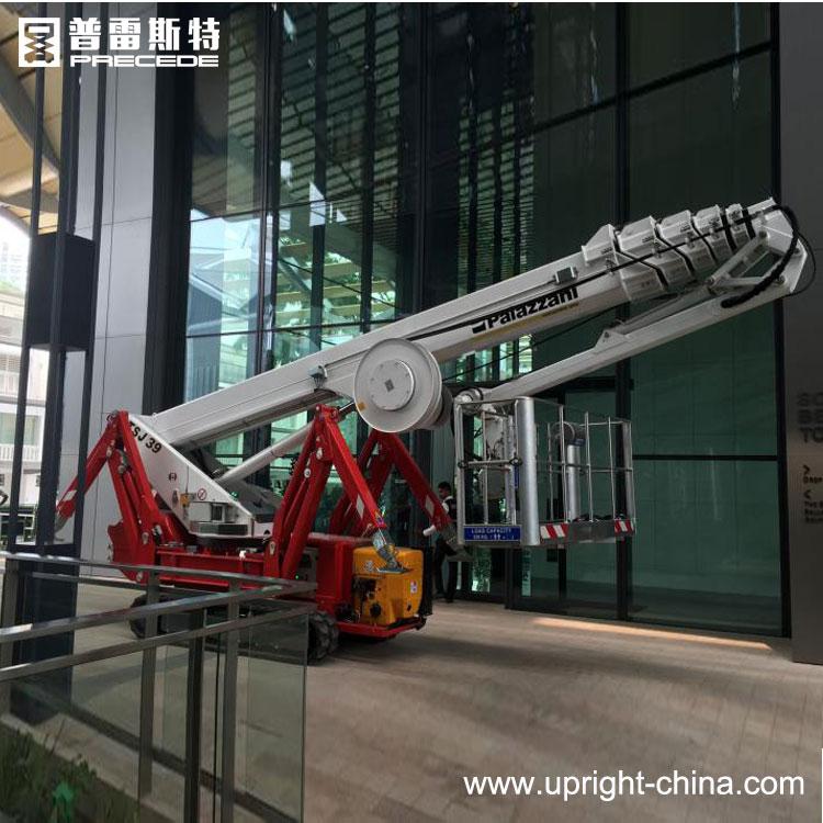 帕拉沙尼 施工高空作业平台 高强度铝合金臂 TSJ39