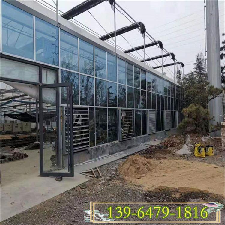 简易玻璃温室图片  生态玻璃温室公司 内蒙古东北冬暖大棚