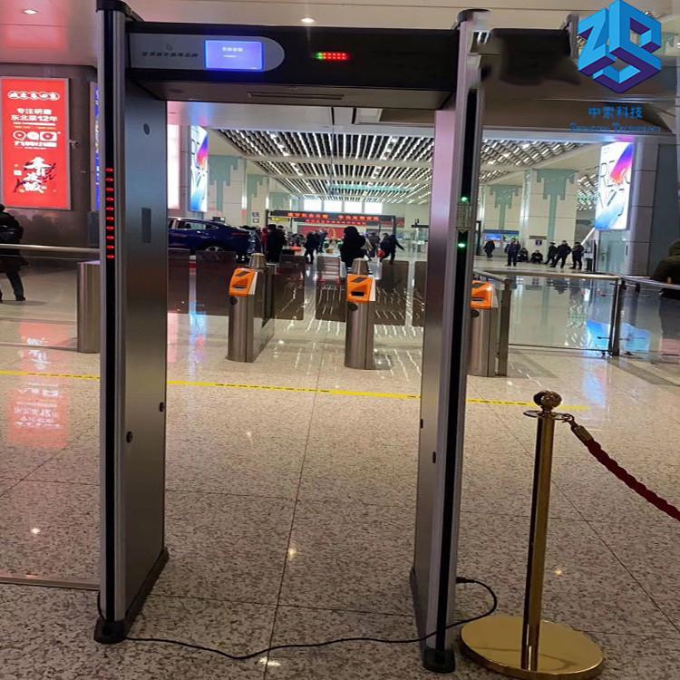 体温自动检测安检门 学校测温安检门 工厂测温安检门 源头厂家 中索常年销售安检设备