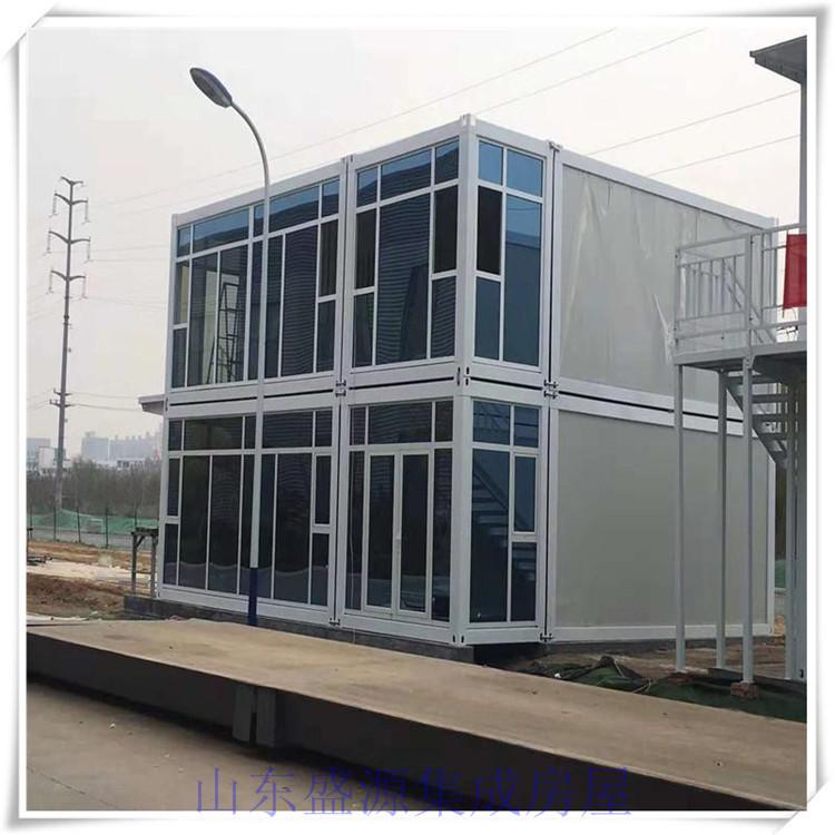 打包箱房盛源工地项目部住人集装箱房工地用箱房厂家直销