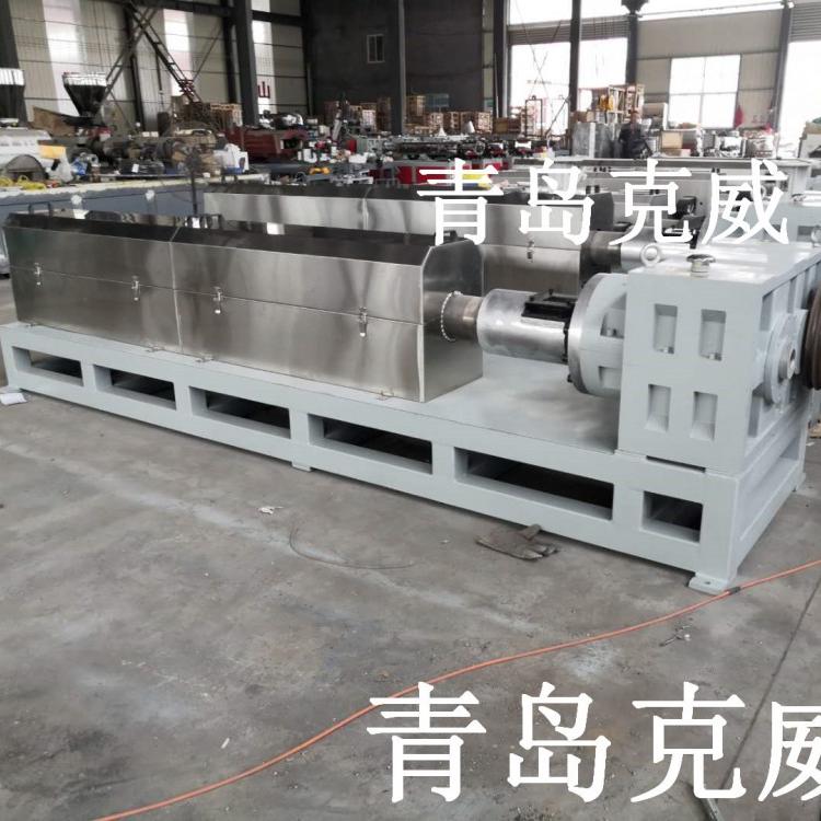 SJ150单螺杆塑料挤出机厂家直销  青岛克威管材挤出机现货供应 山东青岛单螺杆塑料挤出机生产厂家 青岛克威批量生产螺杆挤出机