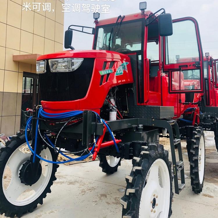 山东迈特自走式打药机   私人订制空调驾驶室