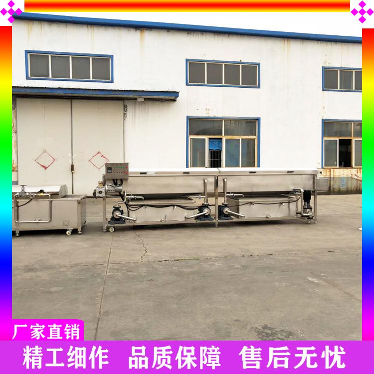 蔬菜杀青清洗机 果肉漂烫机 气泡式玉米漂烫机 豆角漂烫冷却流水线 蔬菜清洗预煮机