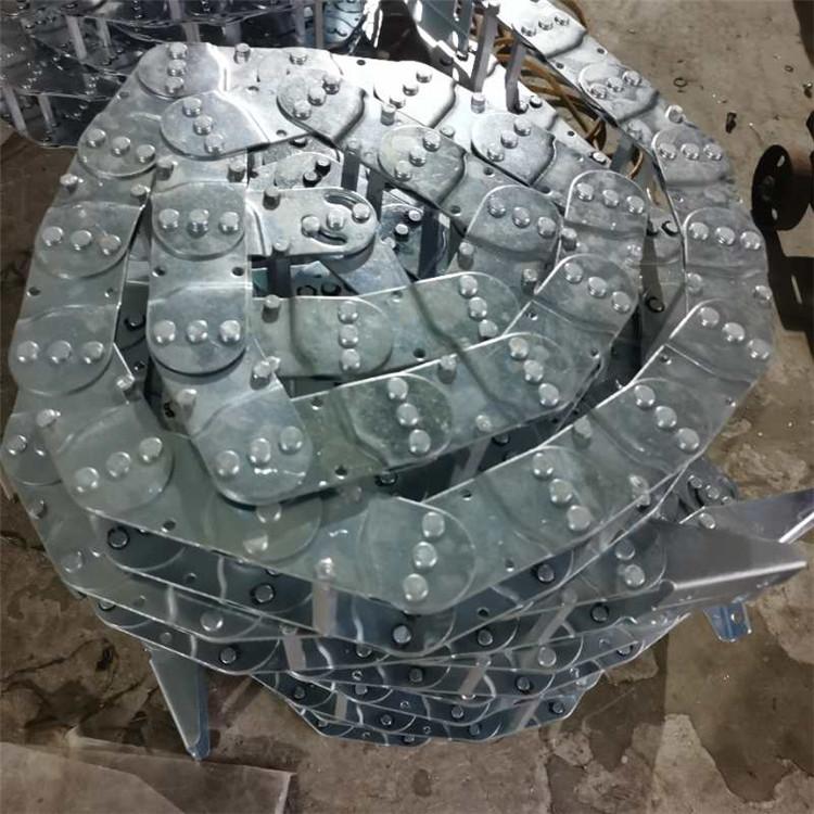 吉航实体厂家生产_钢制拖链_机床桥式钢铝拖链_金属钢制拖链_价格优惠