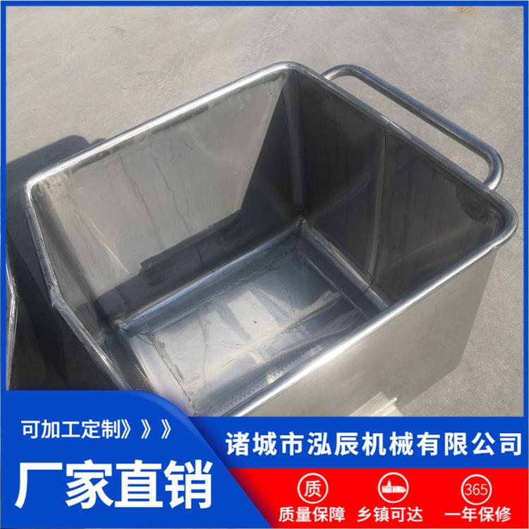供应食品级不锈钢小料车 肉块腌制料斗车 肉制品周转料车 包邮