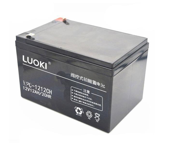 LUOKI洛奇蓄电池MPC12-9CH 12V9AH免维护储能蓄电池 免维护