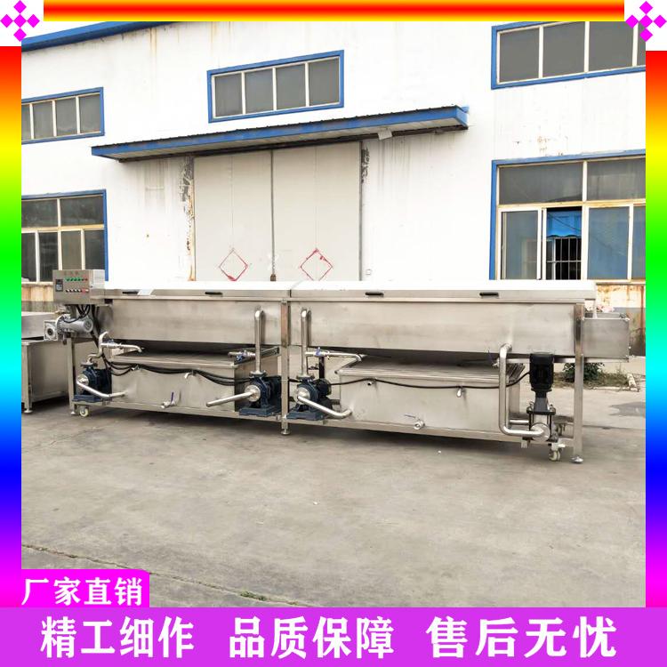 香菇漂烫设备 清洗漂烫风干流水线 叶类蔬菜杀青设备 绿叶蔬菜菠菜油菜清洗漂烫机
